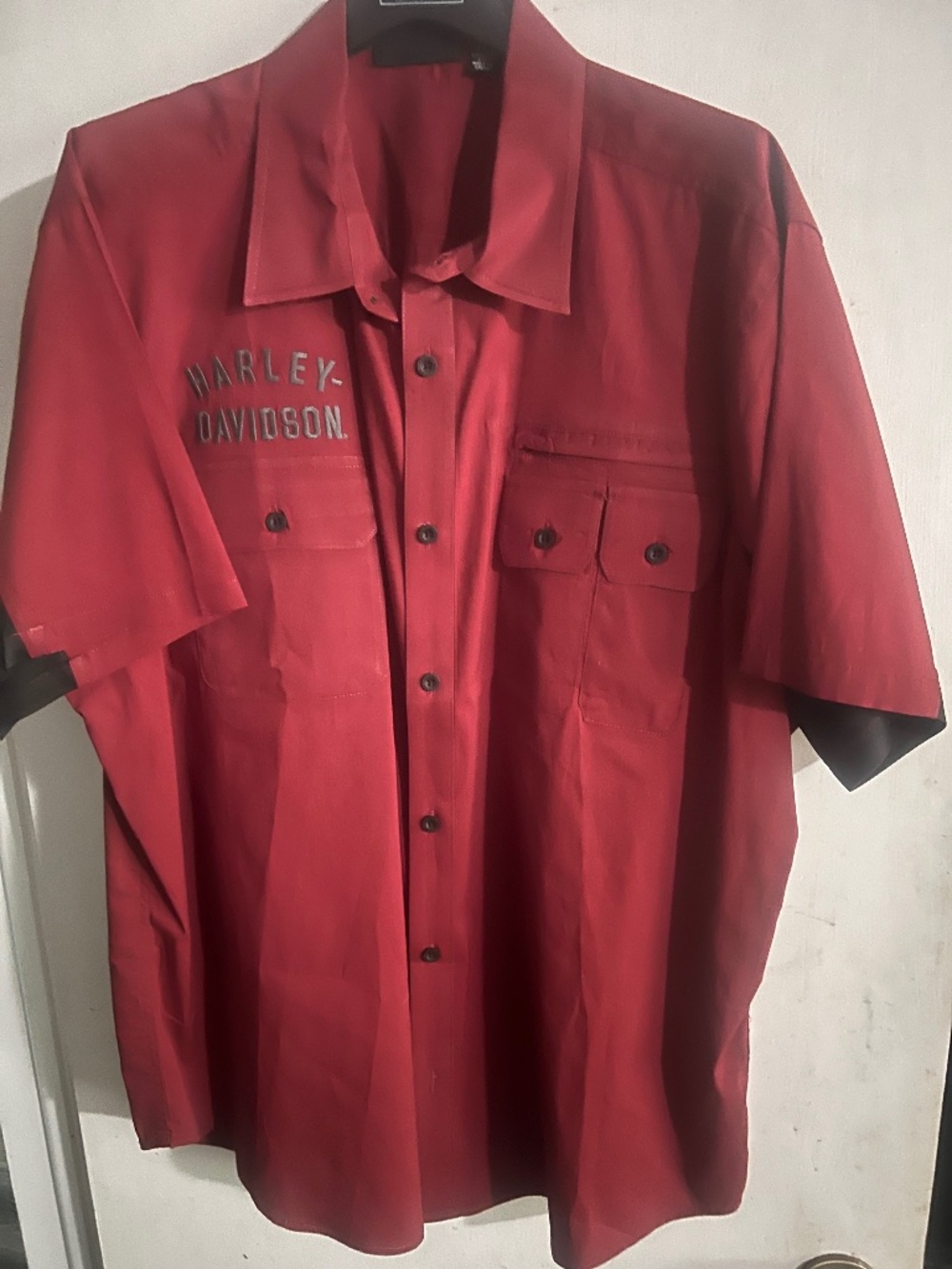 Harley Davidson Mens Button Front Shirt , Size XXL
